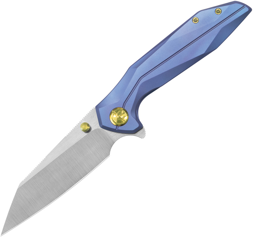 Nova Framelock Blue Ti