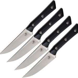 Steak Knife Set Black G10