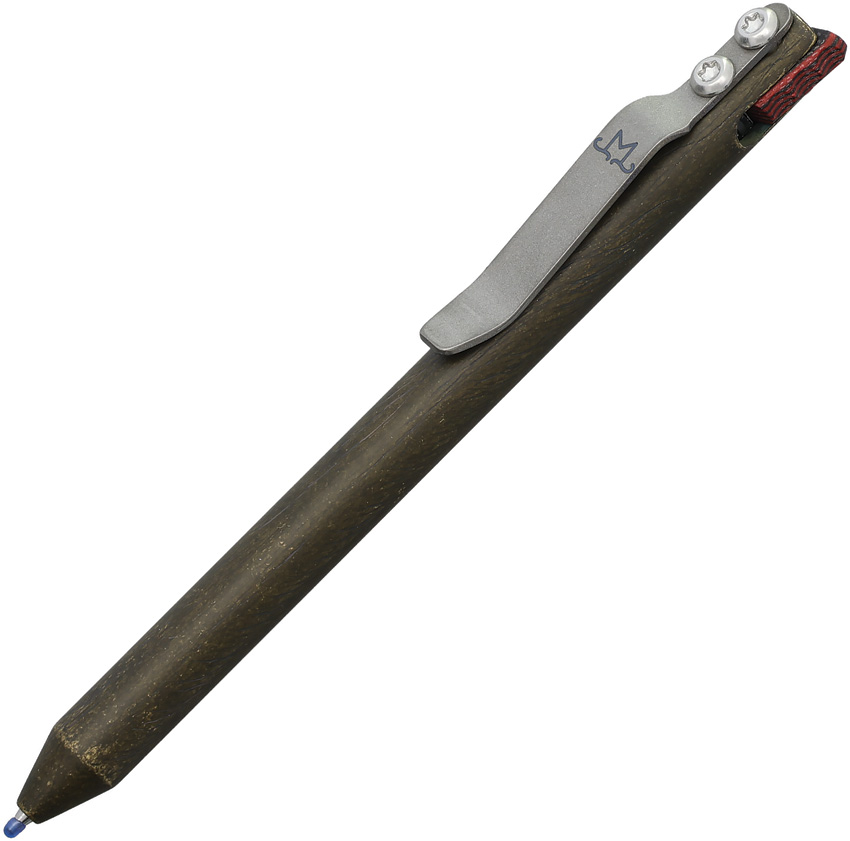 Pen Ant Brass Barked