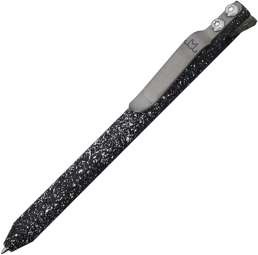 Pen Aluminum Black White
