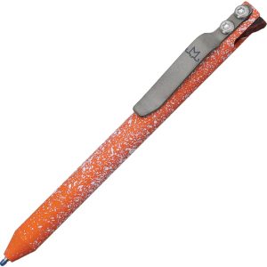 Pen Aluminum Orange White