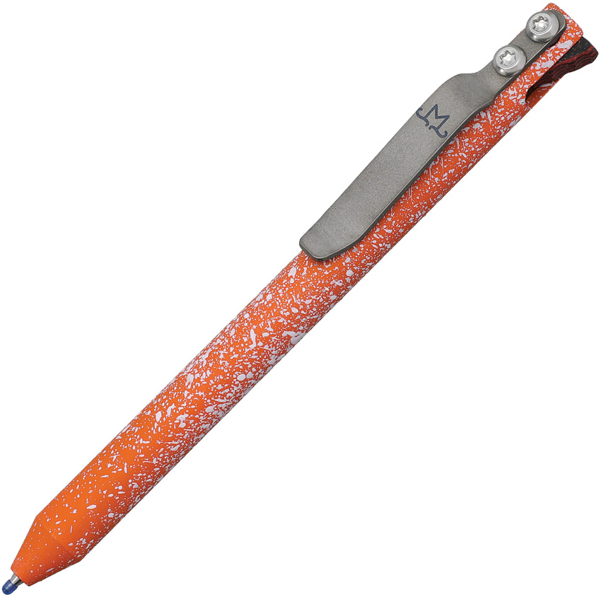 Pen Aluminum Orange White