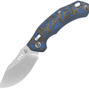 Elk Blue Black Micarta