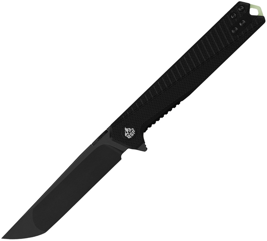 QSP Mantis Liner Lock - Nitro-V, Black G10