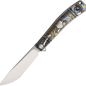 Frame Lock Engraved M390