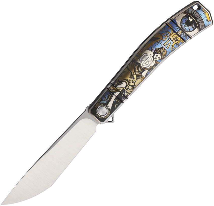 Frame Lock Engraved M390
