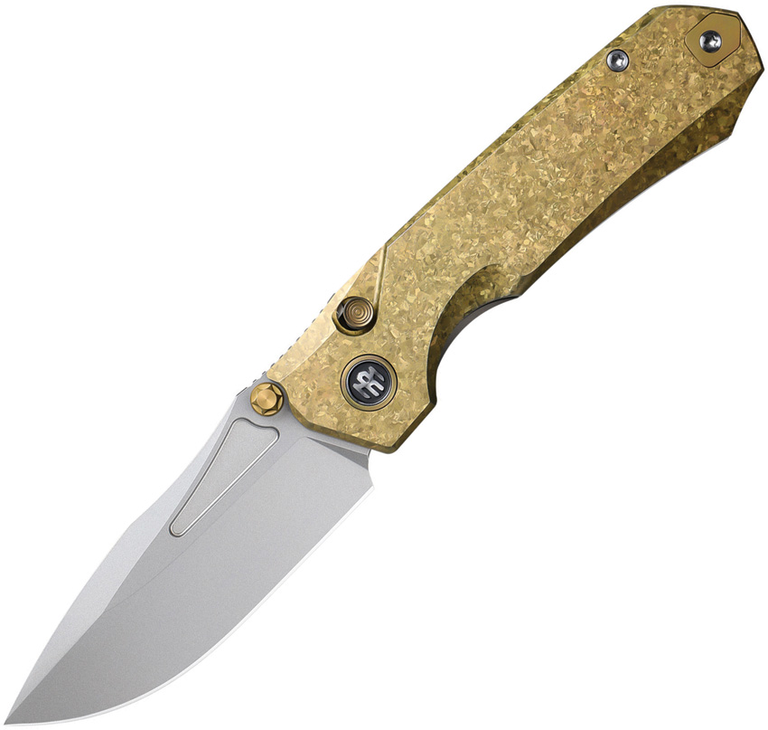 Rhino Button Lock Ti Gold