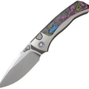 Steed Button Framelock Camo Ca