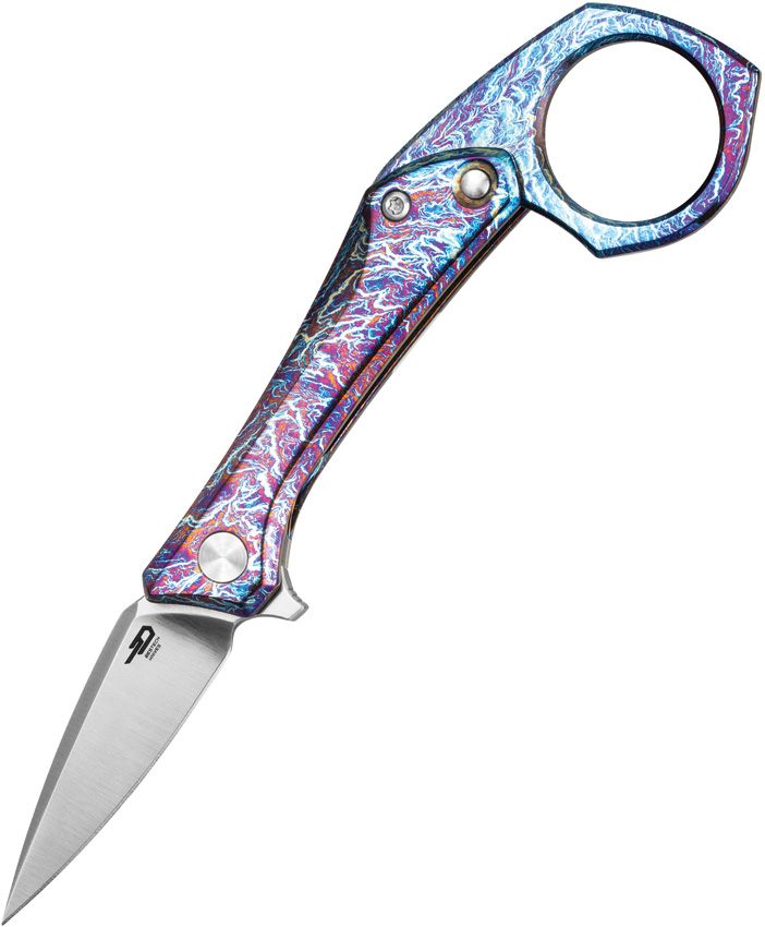 Duci Framelock Ti Flamed