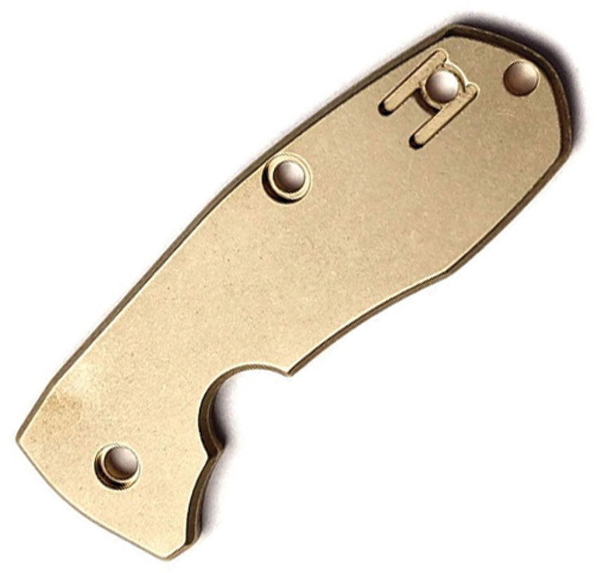 Techno 2 Handle Scales Brass