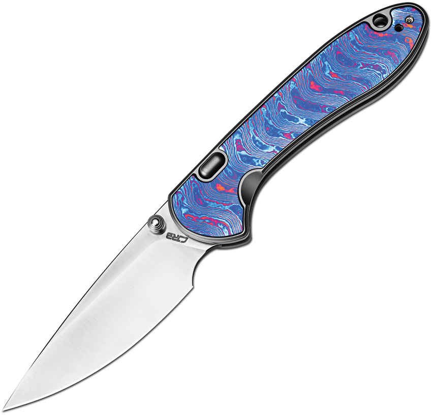 S90V Titanium; Damascus