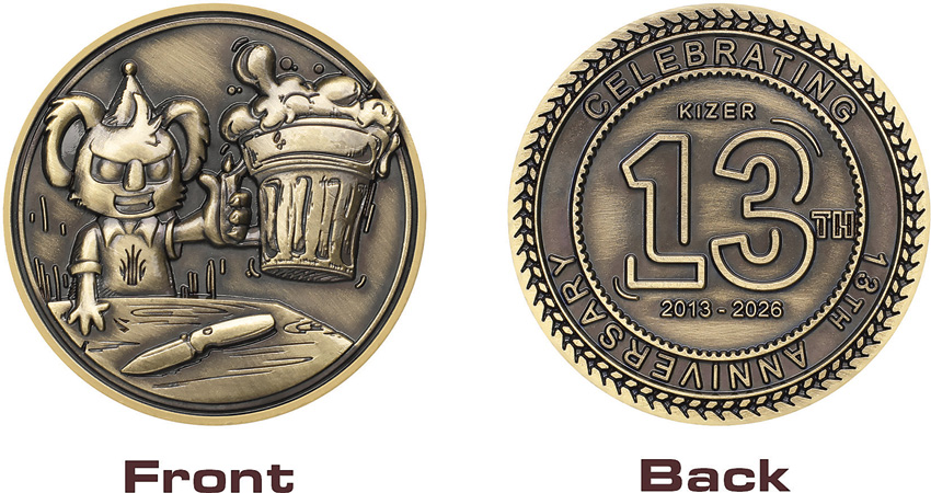 13th Anniversary Coin Free Wit