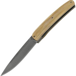Gourmet Linerlock Damascus Whi