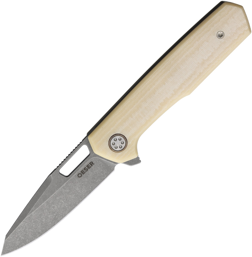 Oeser Nebo Ivory Micarta