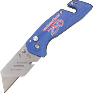 Utility Button Lock 250 Blue