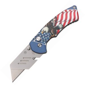 Utility Button Lock Eagle/Flag