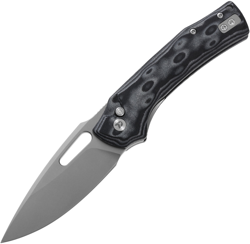Linerlock Micarta Black/White