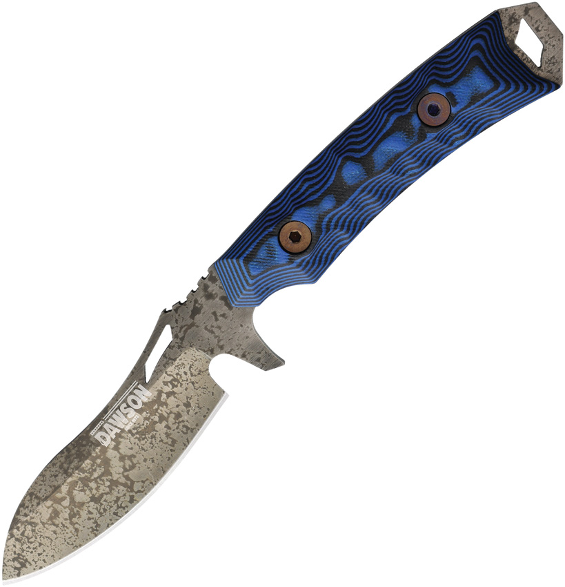 Harvester Fixed Blade Blue/Blk