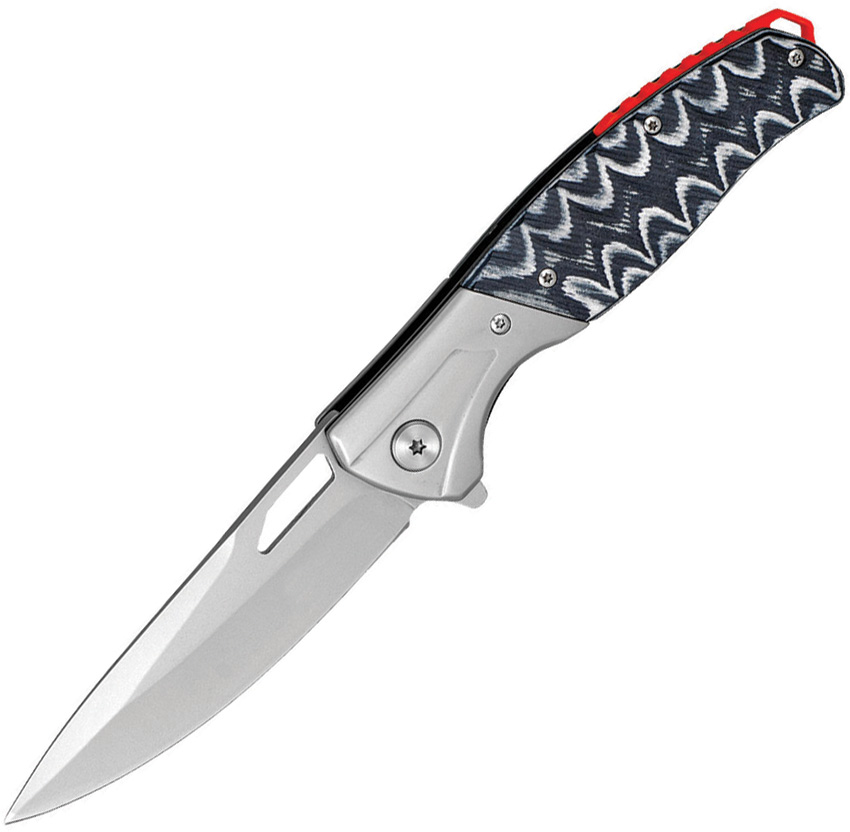 Linerlock Micarta Black/White