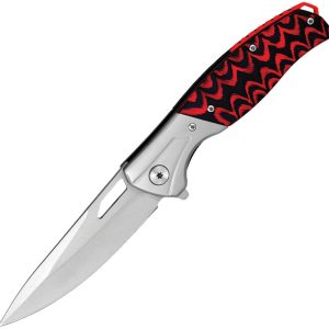 Linerlock Micarta Black/Red