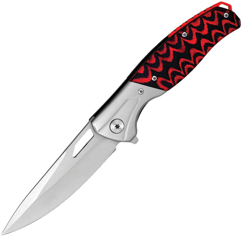 Linerlock Micarta Black/Red