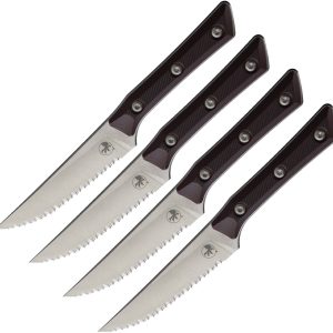 Steak Knife Set Black Cherry