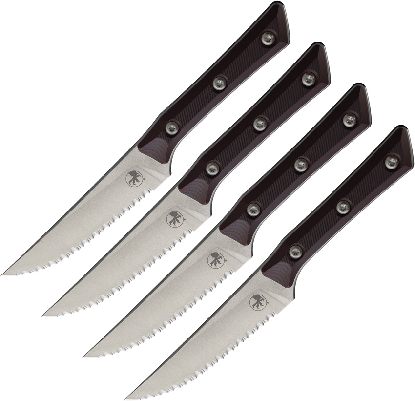 Steak Knife Set Black Cherry