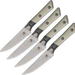 Steak Knife Set Ivory G10