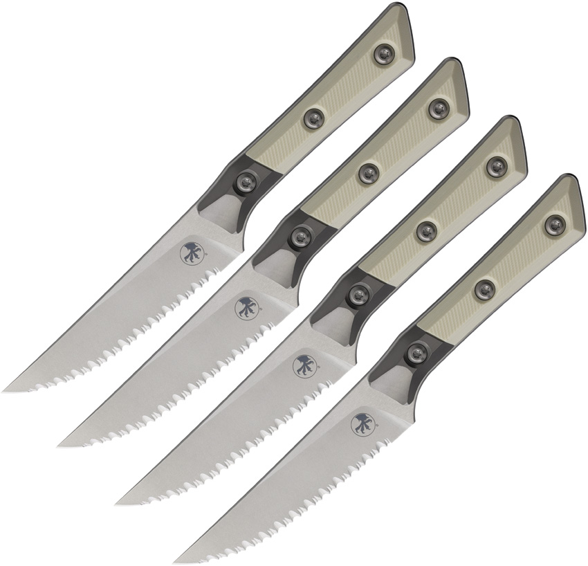 Steak Knife Set Ivory G10