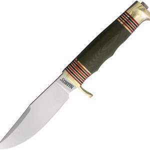 Green Micarta Finger Groove Sk