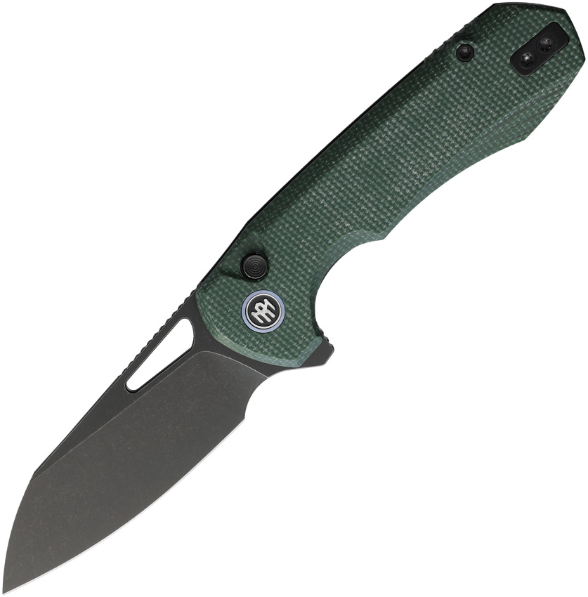 Camel Button Linerlock Green