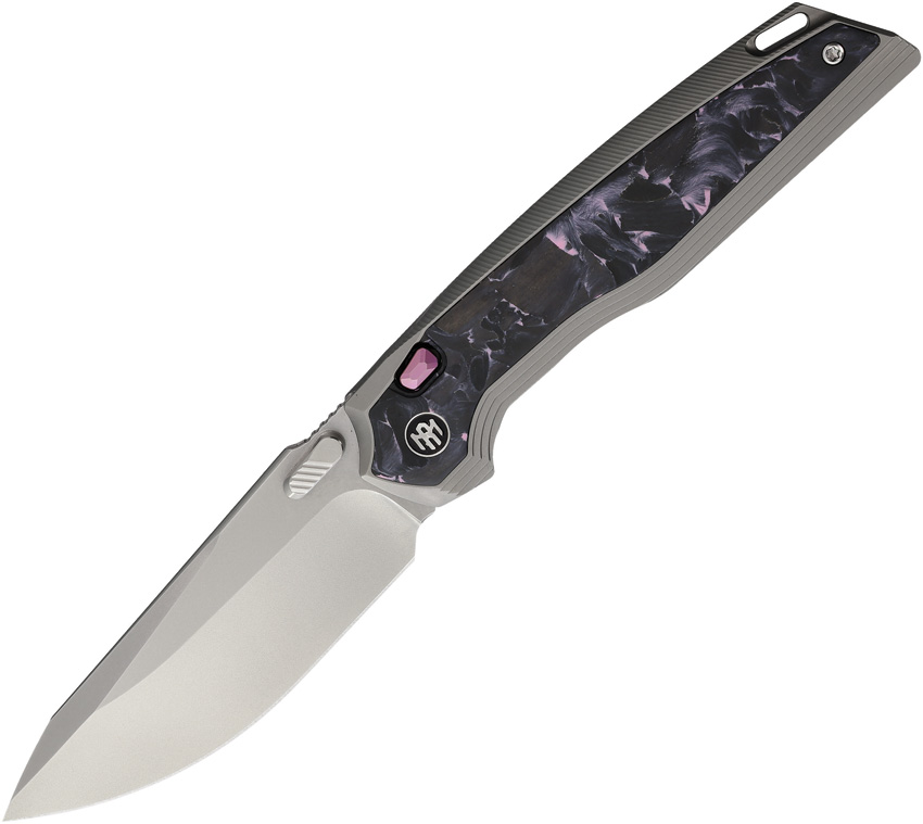 ONE Button Framelock Ti/CF