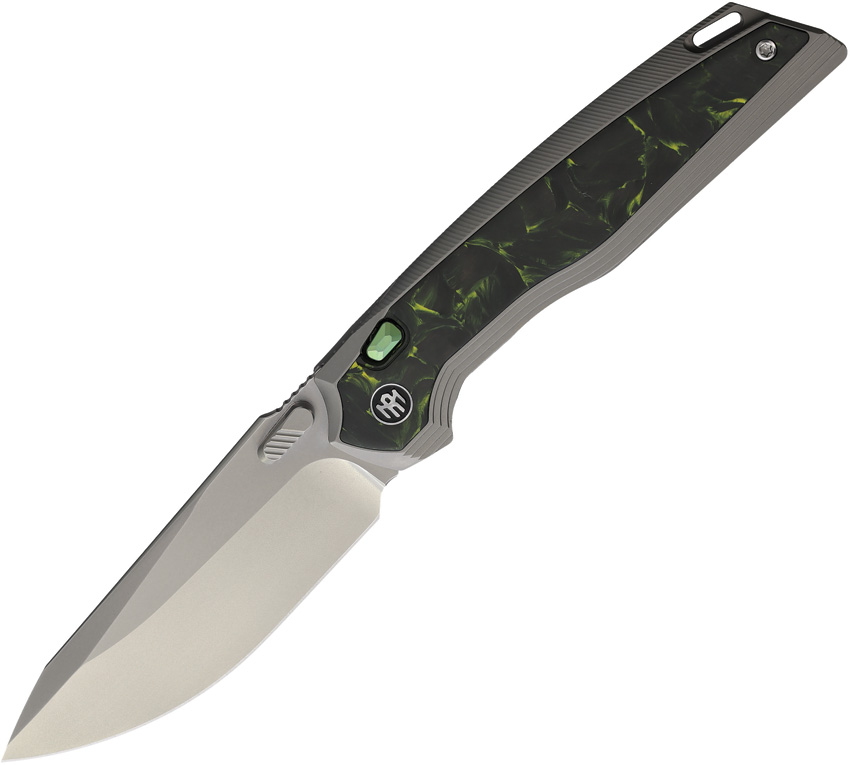 ONE Button Framelock Ti/CF