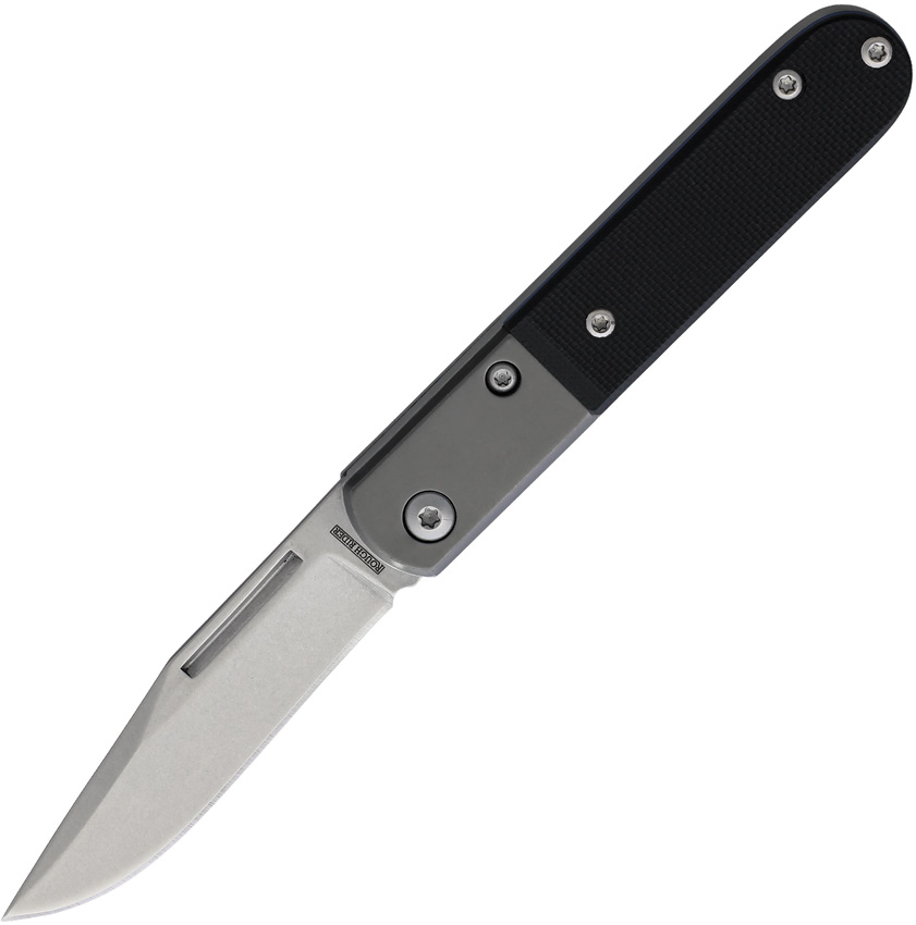 Barlow Black G10 Blue Liner