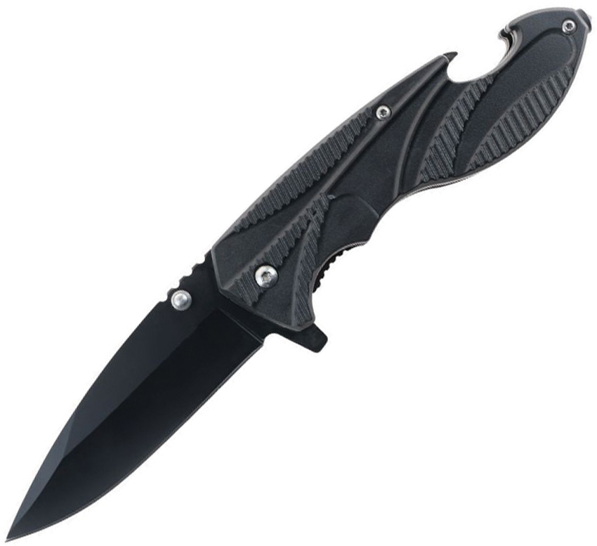 Folding Knife With Bottle Open