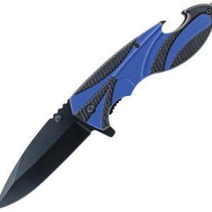 Folding Knife With Bottle Open