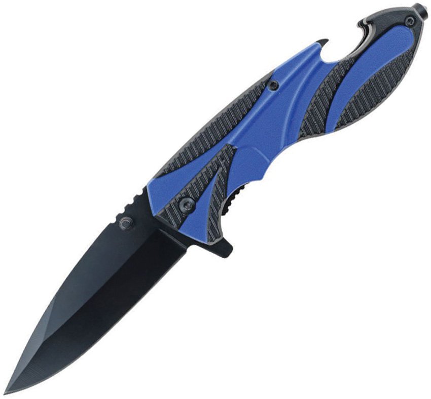 Folding Knife With Bottle Open