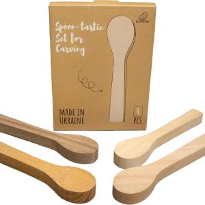 Spoon Blanks Set (Elm; Europea