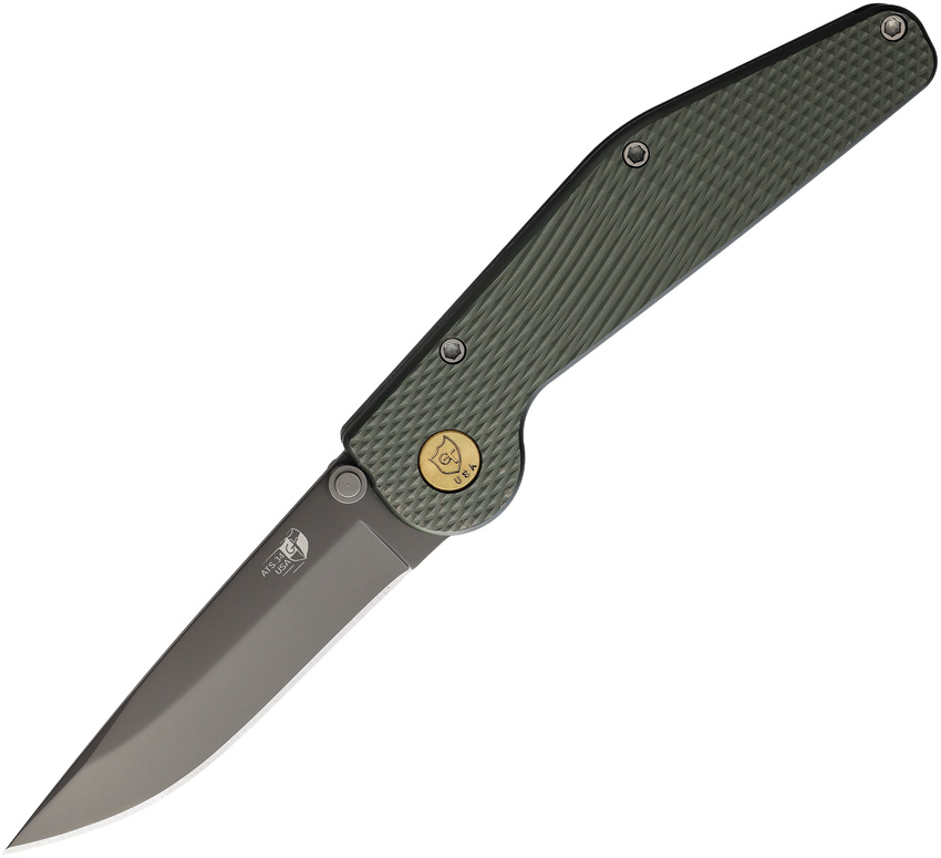 Button Lock Green