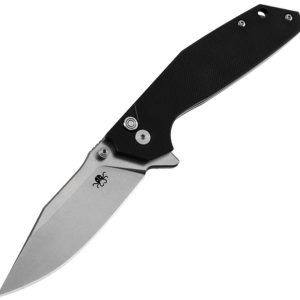 Noir Button Lock Black