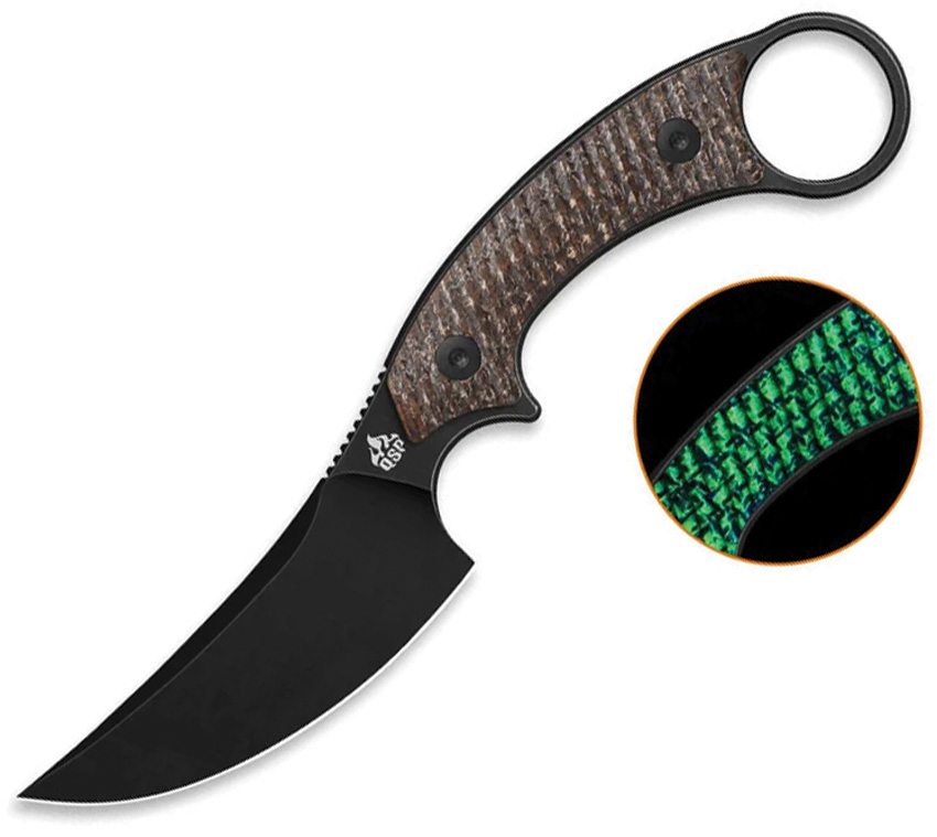 Baby Viper GID Brown Burlap