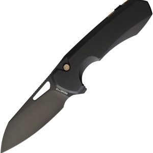 Camel Button Linerlock Ti Blk