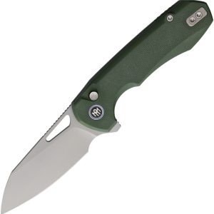 Camel Button Linerlock G10 Grn