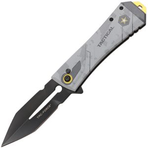 Button Linerlock A/O Gray