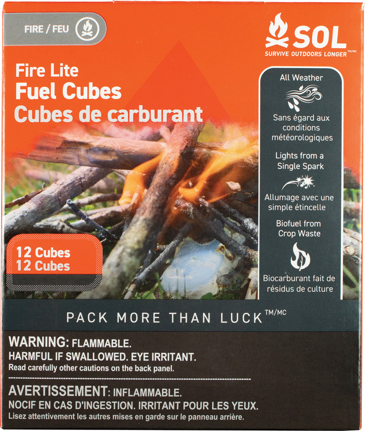 SOL Fire Lite Fuel Cubes