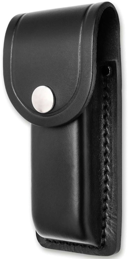 Large Leather Pouch Black