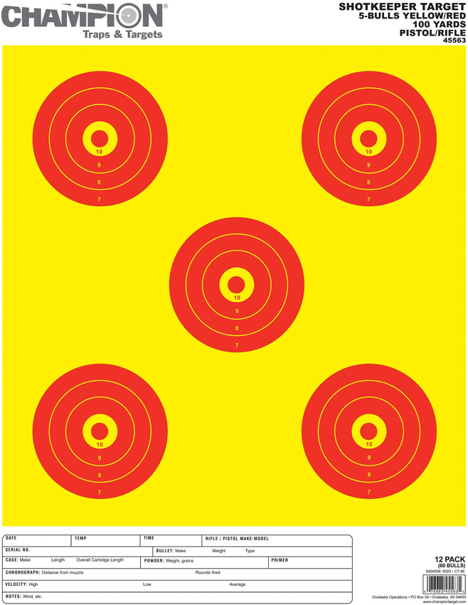 Shotkeeper 5 Bulls 12 Pk