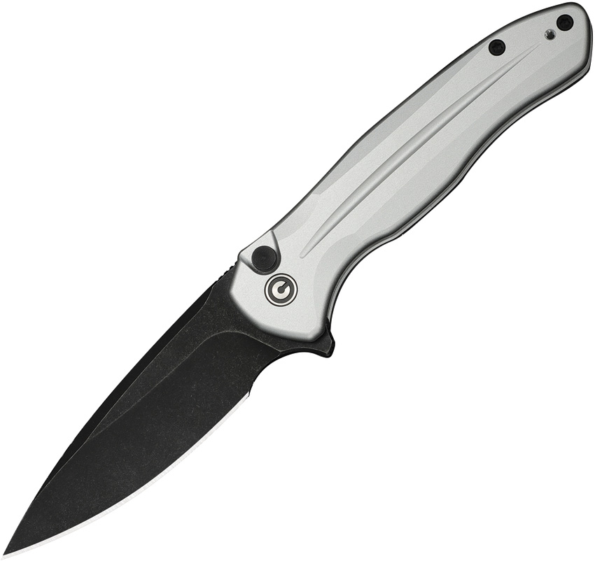 Kitefin Button Lock Silver Al