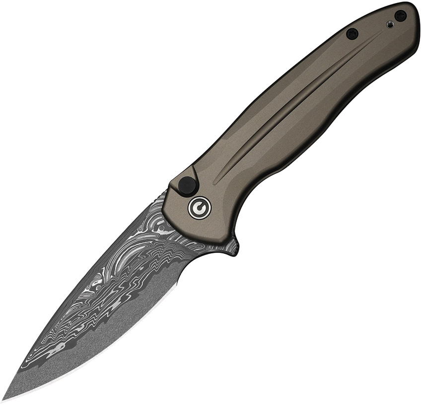 Kitefin Button Lock Brown Al
