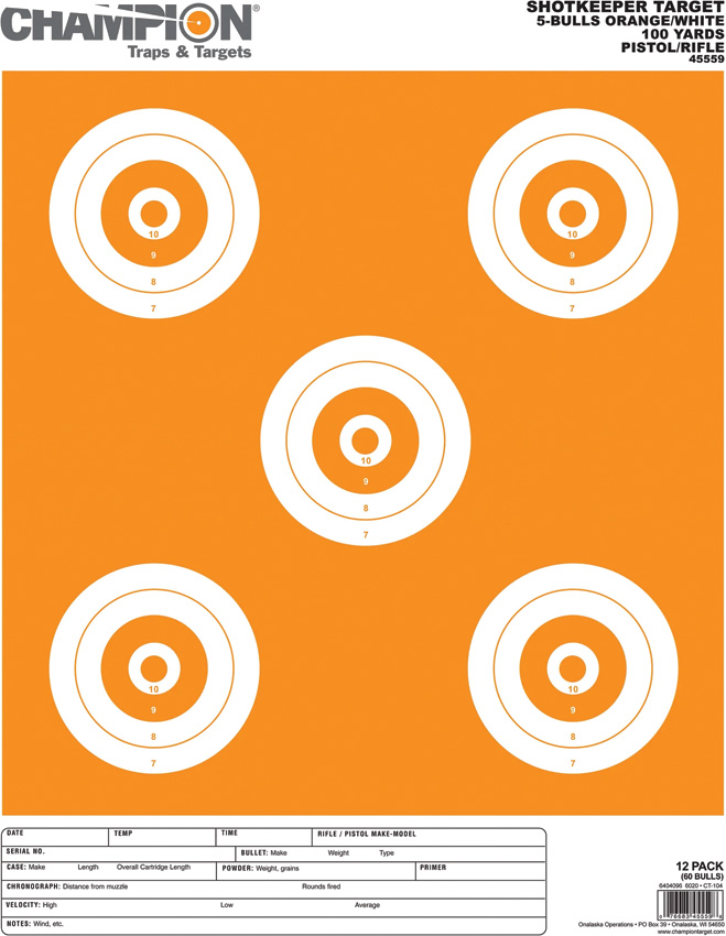 Shotkeeper Target Bullseye 12